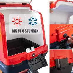 Rolektro, E-Carrier 25 V.3 Lithium, Rot, mit XXL-Koffer, 60V-32,5Ah Akku, 1000 Watt