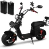 Rolektro Elektroroller E-Chopper 45 km/h mit zwei Akkus