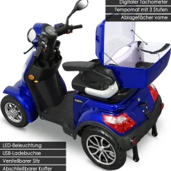 Rolektro E-Quad 25, Blau, 1000 Watt