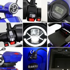 Rolektro E-Quad 25, Blau, 1000 Watt
