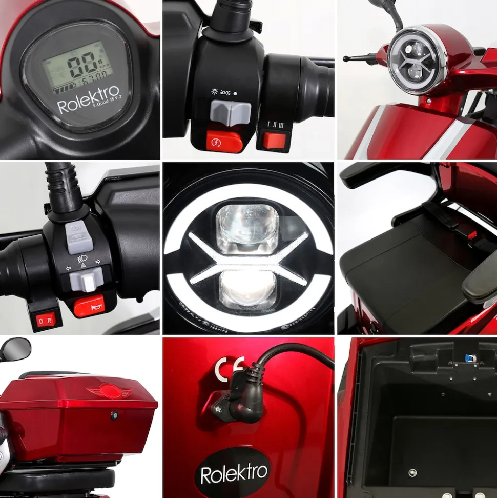 Rolektro E-Quad 15, Rot