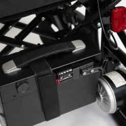 Rolektro, ERS-6 Li, Elektrorollstuhl 6 km/h, Schwarz, 24V-15Ah Lithium Akku, 2x250 Watt
