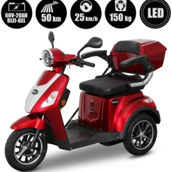 Rolektro E-Trike 25, V.2 in Rot