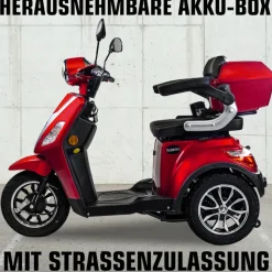 Rolektro E-Trike 25, V.3, Rot