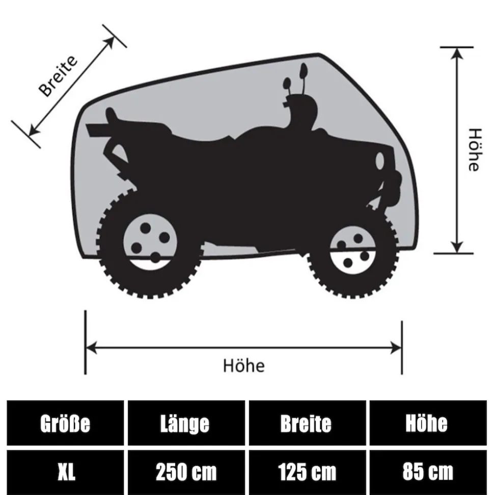 Rolektro, Quad/ATV Abdeckplane versch. Größen
