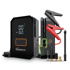 SachsenRAD Air Power Start Luftkompressor mit Auto-Starthilfe und Powerbank