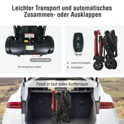 SachsenRAD BestAGE Seniorenmobil Komfort, elektrisch und falten per Fernbedienung