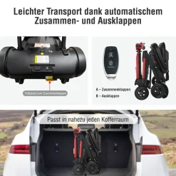 SachsenRAD BestAGE Seniorenmobil Komfort, elektrisch und falten per Fernbedienung