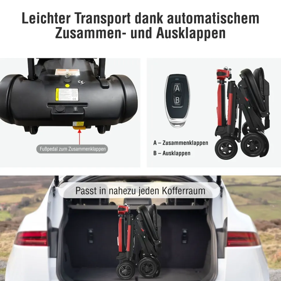 SachsenRAD BestAGE Seniorenmobil Komfort, elektrisch und falten per Fernbedienung