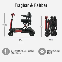 SachsenRAD BestAGE Seniorenmobil Komfort, elektrisch und falten per Fernbedienung