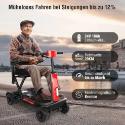SachsenRAD BestAGE Seniorenmobil Kompakt mit Ein-Knopf-Falttechnik