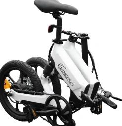 SachsenRAD E-Faltrad F12 Klapprad Ebike Elektrofahrrad Titansilber 16 Zoll