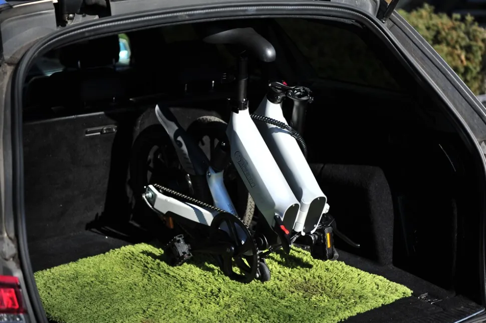 SachsenRAD E-Faltrad F12 Klapprad Ebike Elektrofahrrad Space Grau 16 Zoll