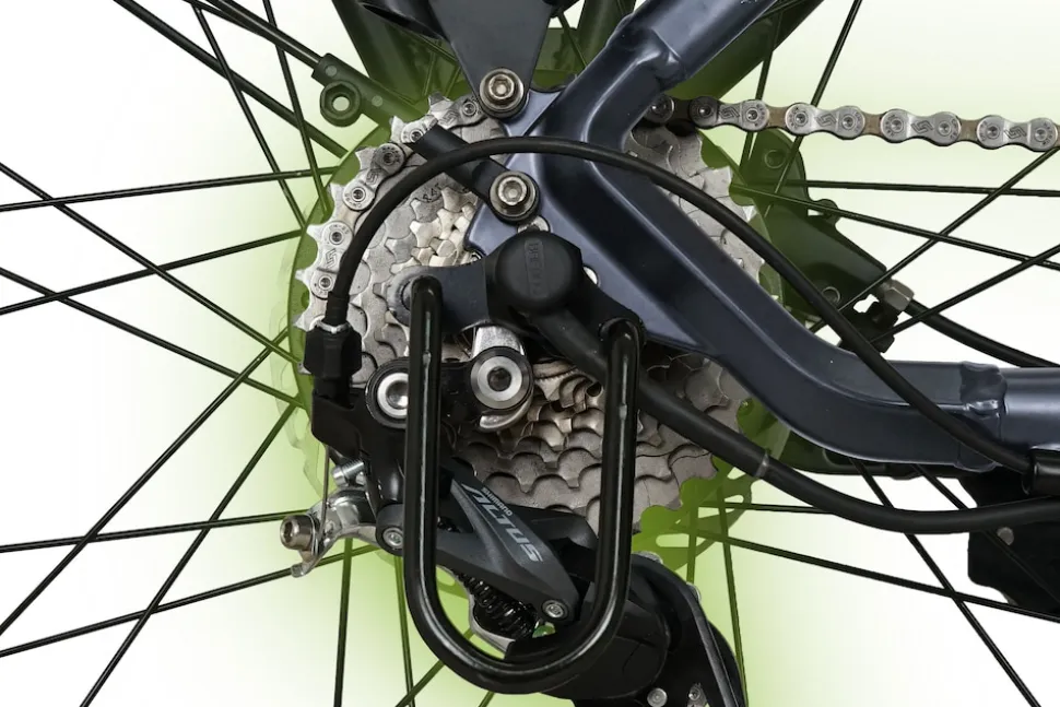 SachsenRAD E-Racing Mountain Bike R8 Flex III für On- und Offroad dunkelgrau 27.5 Zoll