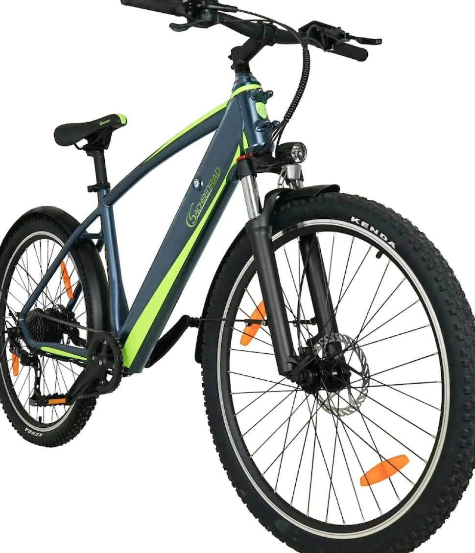 SachsenRAD E-Racing Mountain Bike R8 Flex III für On- und Offroad dunkelgrau 27.5 Zoll