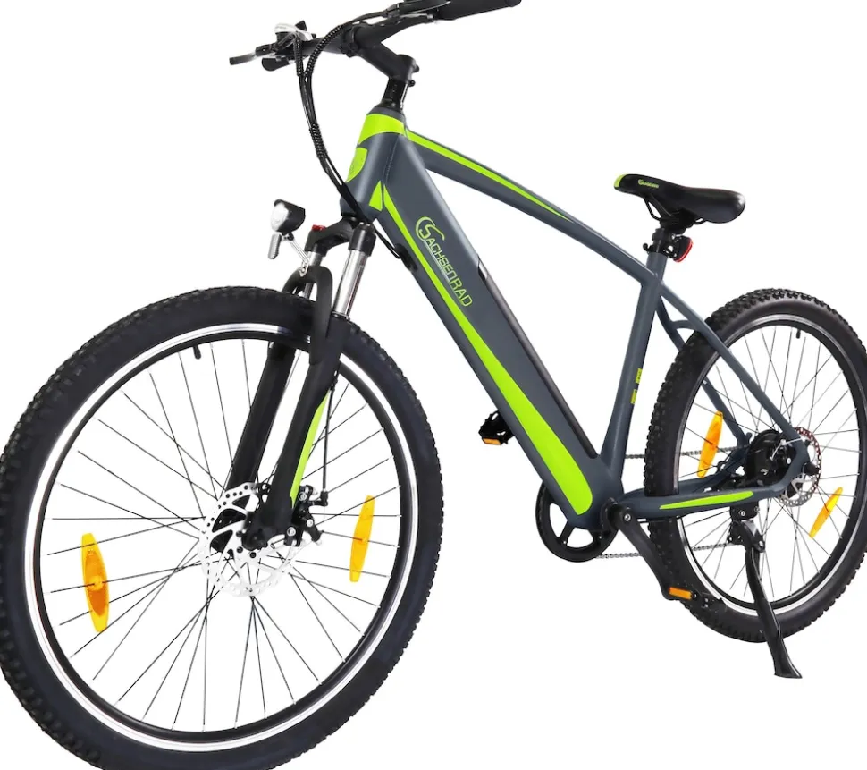 SachsenRAD E-Racing Mountain Bike R8 Flex III für On- und Offroad dunkelgrau 27.5 Zoll