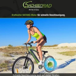 SachsenRAD E-Racing Mountain Bike R8 Flex III für On- und Offroad dunkelgrau 27.5 Zoll