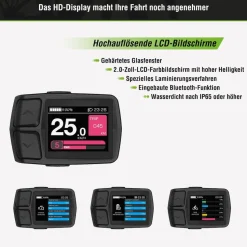 SachsenRAD E-SUV CityBike C5 Centro mit Diebstahlsicherung schwarz