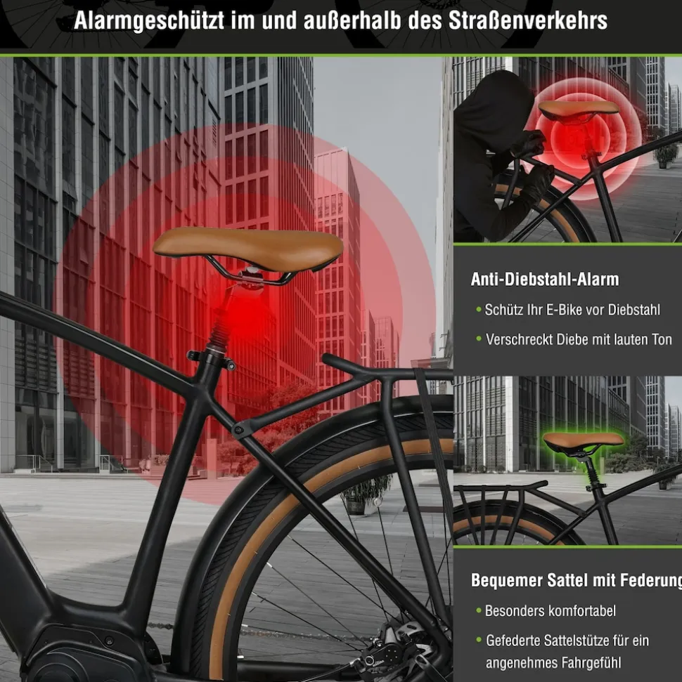 SachsenRAD E-SUV S8 Centro E-Bike für Stadt, Trekking, Gelände, hohe Reichweite