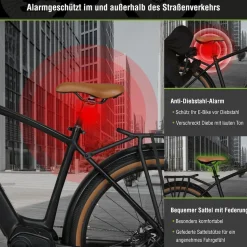 SachsenRAD E-SUV S8 Centro E-Bike für Stadt, Trekking, Gelände, hohe Reichweite