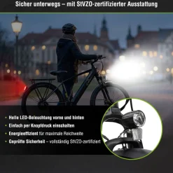 SachsenRAD E-Trekking Bike R8R Flex III für On- und Offroad schwarz