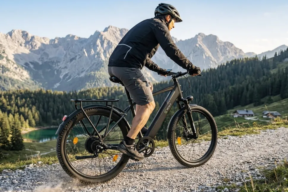 SachsenRAD E-Trekking Bike R8R Flex III für On- und Offroad schwarz