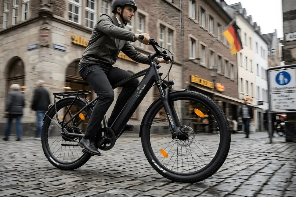 SachsenRAD E-Trekking Bike R8R Flex III für On- und Offroad schwarz