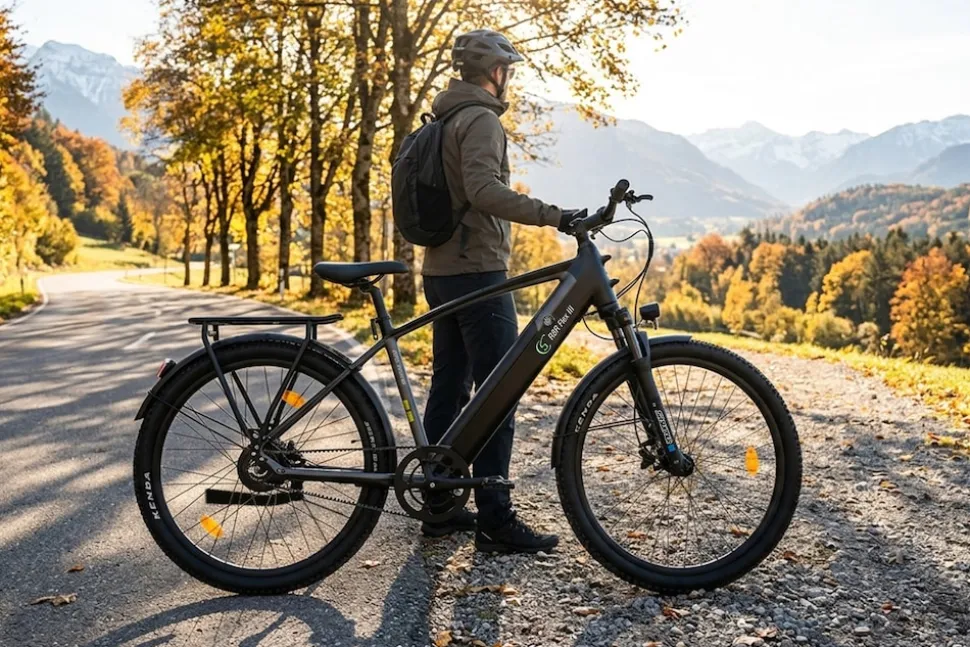 SachsenRAD E-Trekking Bike R8R Flex III für On- und Offroad schwarz