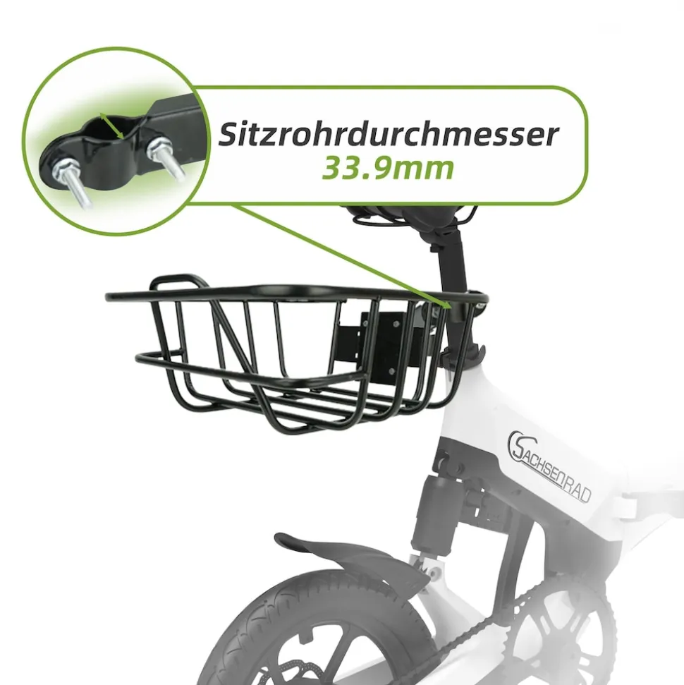 SachsenRAD Fahrradkorb F Pro für SachsenRAD F11 F12