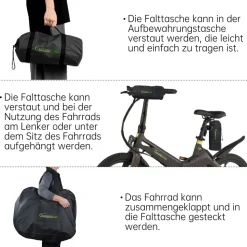 SachsenRAD Faltrad-Transporttasche für SachsenRAD F2 / F11 / F12