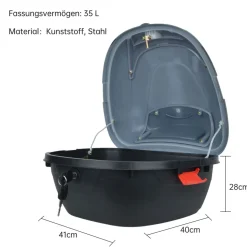 SachsenRAD Gepäckträger-Box Globus Neo für C5 F6 C3T S8