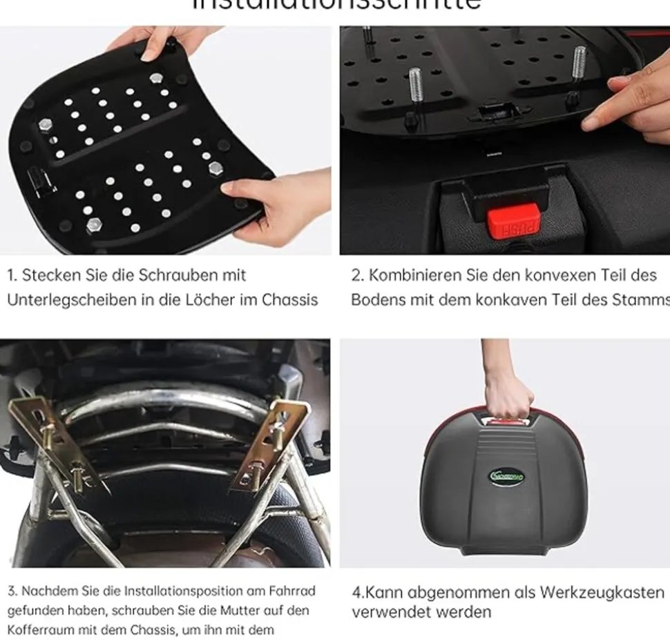 SachsenRAD Gepäckträger-Box Globus für C5 F6 C3T S8