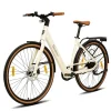 SachsenRAD Urban City E-Bike C3V Roma II in Mamorweiss mit Riemenantrieb