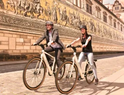 SachsenRAD Urban City E-Bike C3V Roma II in Mamorweiss mit Riemenantrieb