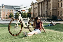 SachsenRAD Urban City E-Bike C3V Roma II in Mamorweiss mit Riemenantrieb