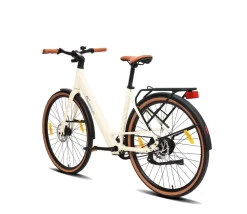 SachsenRAD Urban City E-Bike C3V Roma II in Mamorweiss mit Riemenantrieb