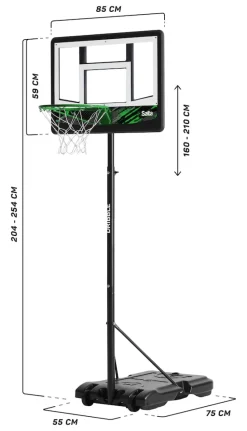 Salta Basketballständer Dribble 83x254x130 cm
