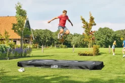 Salta Bodentrampolin Premium Ground Sports - rechteckig - 305 x 214 cm - Schwarz