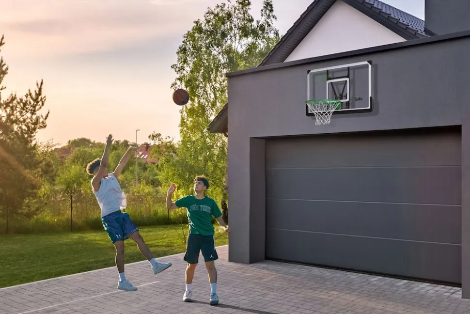 Salta Center Basketballbrett mit Korb 110x71x60 cm
