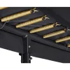 Salta First Class - rechteckig 214x366 cm- Schutzrand - Komplettsystem mit hochwertigem Sicherheitsnetz und Leiter schwarz