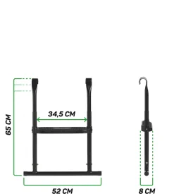 Salta Leiter - Größe S - Höhenverstellbar