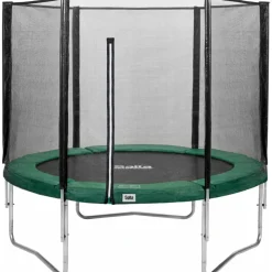 Salta Trampoline - Combo Set - Ø183cm - Trampoline mit Sicherheitsnetz - Schutzrand Farbe: grün