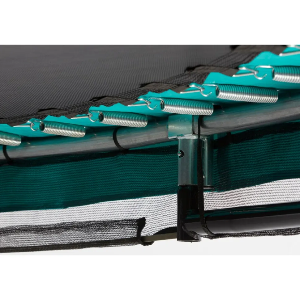 Salta Trampoline - Comfort Edition Ground - rund - Ø183cm - Schutzrand Grün