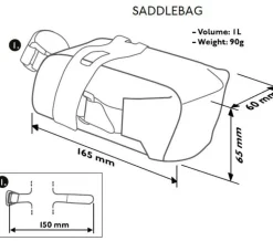 Satteltasche Discover, klein