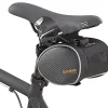 Satteltasche, Montage mittels Clip, wasserabweisend, reflektierende Elemente, Volumen: 1 Liter, Farbe: schwarz