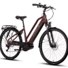 SAXONETTE Premium Sport E-Trekkingbike UNISEX 10 Gang Federgabel, Mittelmotor
