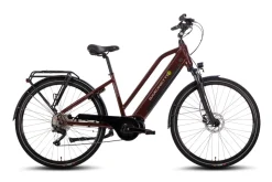 SAXONETTE Premium Sport E-Trekkingbike UNISEX 10 Gang Federgabel, Mittelmotor