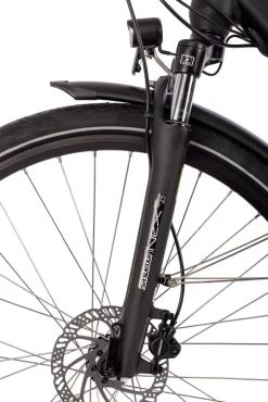 SAXONETTE Premium Sport E-Trekkingbike UNISEX 10 Gang Federgabel, Mittelmotor