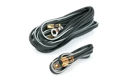 Scheinwerfer- und Rücklicht Kabel, 2-adrig, mit Steckschuhen und Ösen