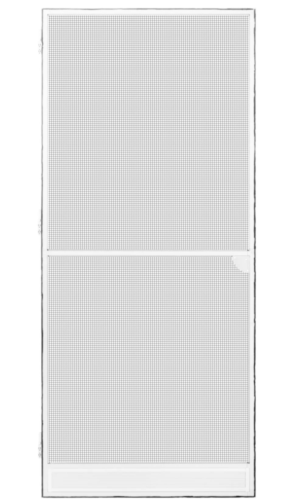 Schellenberg Fliegengittertür Premium, 100 x 215 cm, weiß